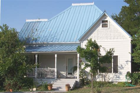 light blue houses metal roof|blue metal roof houses pictures.